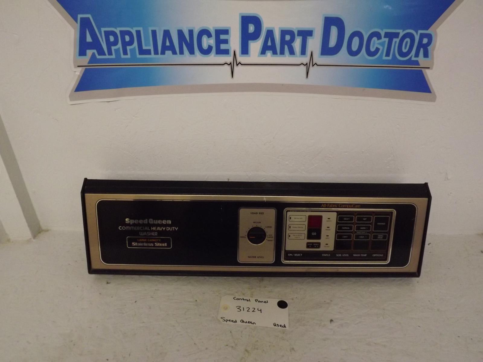 Speed Queen Washer 31224 Control Panel Used Speed Queen Washer 31224 Control Panel Used